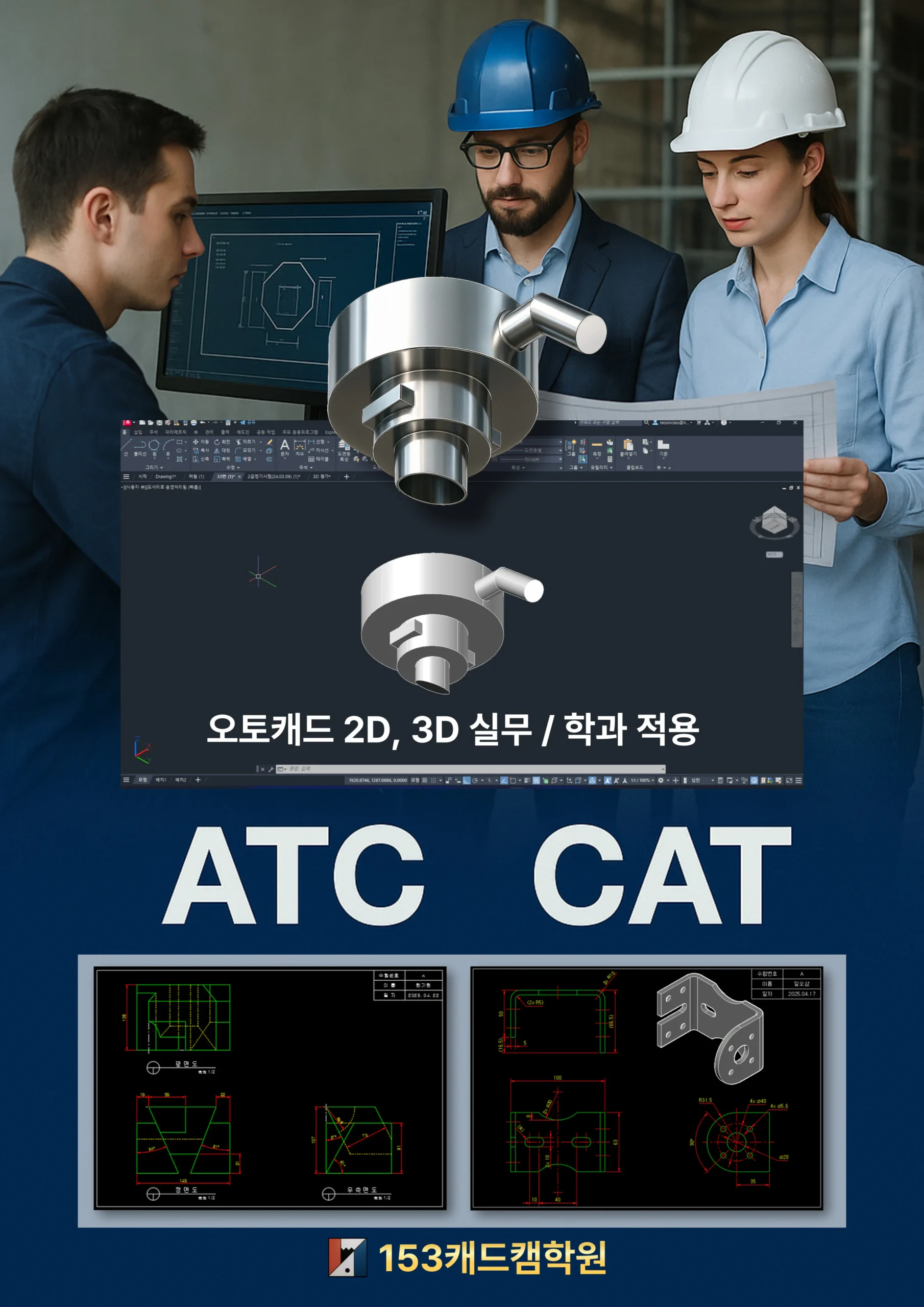 AutoCAD 자격 시험 (ATC / CAT) 3 cat atc2 scaled