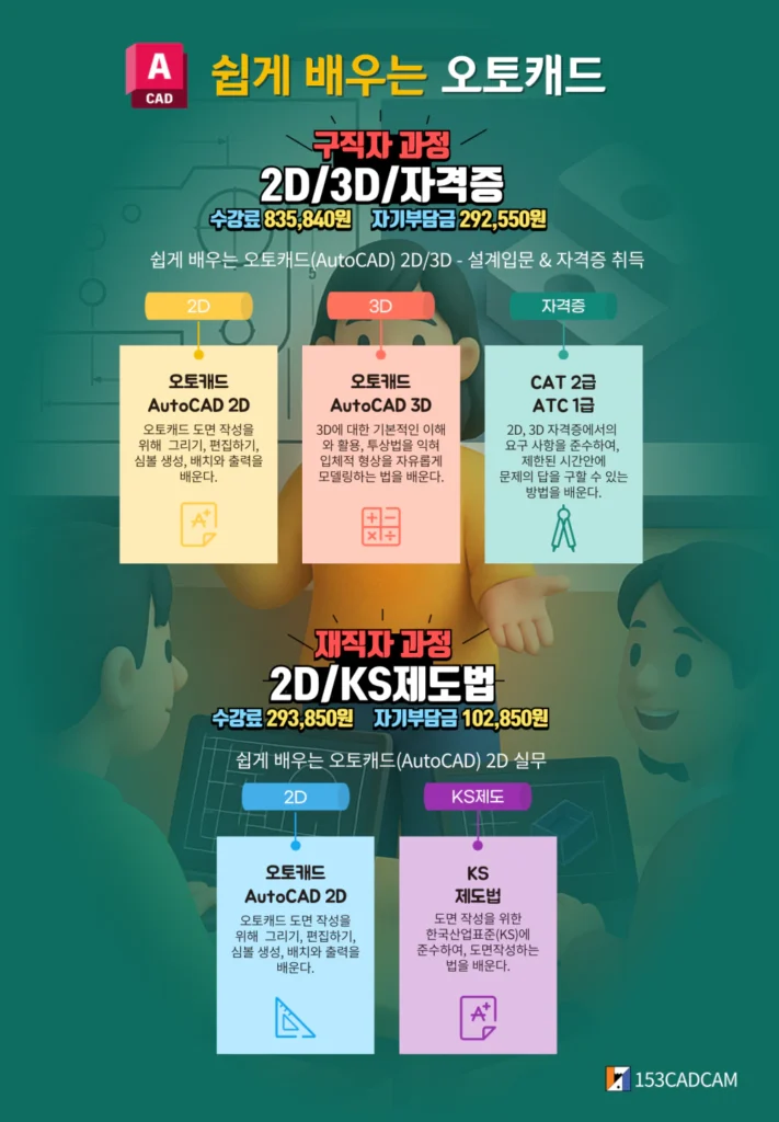 오토캐드_2d_3d_국비지원